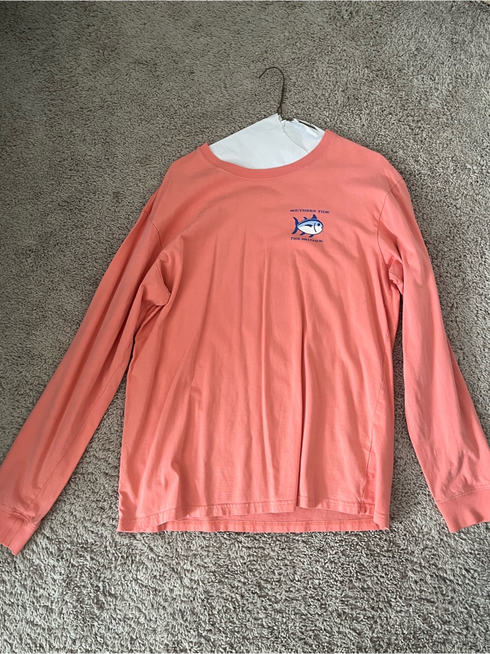 Southern Tide Coral Long Sleeve Swim Coverup